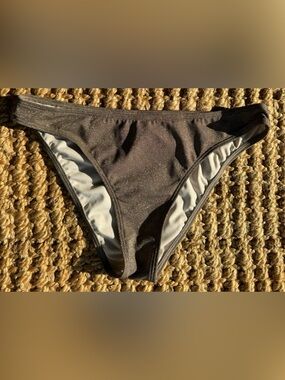Peony NWOT Gold Lurex Bikini Bottom Size 12